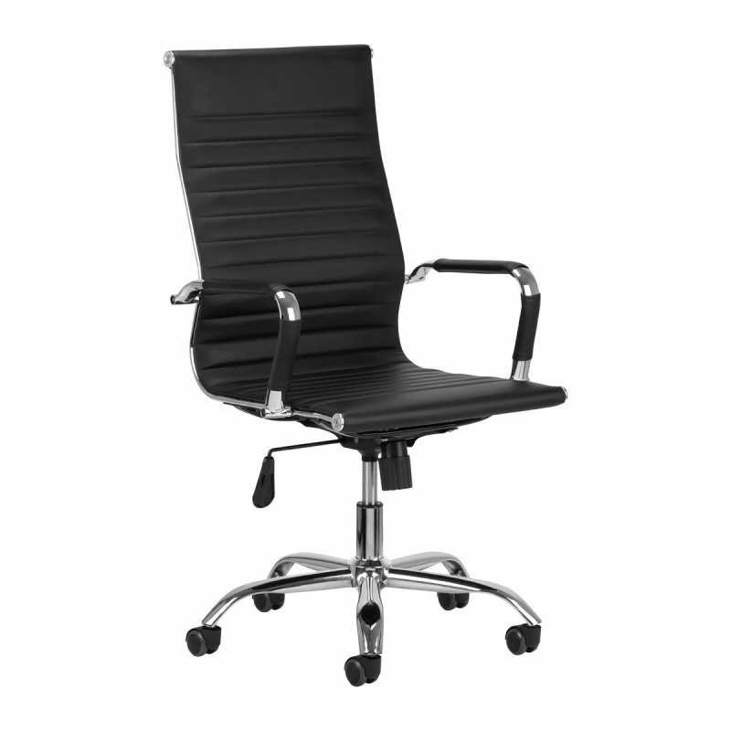 black rolly chair