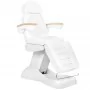 Electric cosmetic chair Lux, white, heated, 3 engines