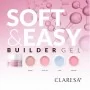 Claresa celtniecības gēls Soft & Easy gēls dzidrs 12g