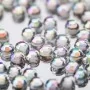 Nail decoration rhinestones imitation glass iridescent 3 mm 100 pcs No. 1