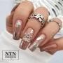 Nail decoration "Luxury caviar broth" Silver 1.2 mm 4 g Nr 1