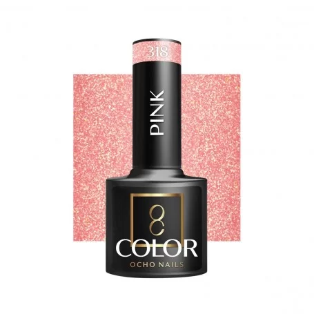 OCHO NAILS Pink 318 UV Gel nail polish -5 g