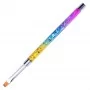 Gel brush size 6 Pro Gel Rainbow, square pile, length 7mm