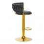 4Rico Bar Stool QS-B313a Gray Velvet