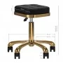 Cosmetic stool M-1645 gold black