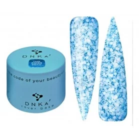 0068 DNKa Cover Base 30 ml (голубой с многоугольниками)