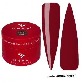 0004 DNKa Cover Base 30 ml (классический бордово-красный)