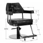 Barbershop chair Gabbiano Granada black