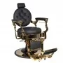 GABBIANO BARBER CHAIR CLAUDIUS GOLD BLACK