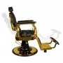 Gabbiano Giulio Gold hairdressing chair black