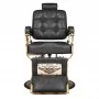 Gabbiano Boss HD Old Leather black hair salon chair