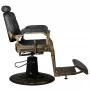 Gabbiano Boss HD Old Leather black hair salon chair