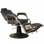 Gabbiano Boss HD Old Leather black hair salon chair