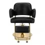 Hairdressing chair Hair System Linz gold black