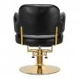 Frizētavas krēsls Hair System Linz zelta melns