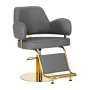 Barbershop chair Gabbiano Linz NQ golden gray