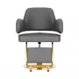 Barbershop chair Gabbiano Linz NQ golden gray