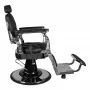 Gabbiano Giulio Silver black hairdressing chair