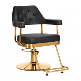 Парикмахерское кресло Gabbiano Гранада золото черный