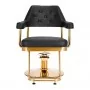 Hairdressing chair Gabbiano Granada gold black