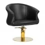 Gabbiano Versailles Friseurstuhl gold schwarz