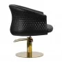 Gabbiano Versailles hairdressing chair golden black