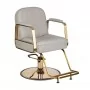 Barbershop chair Gabbiano Acri gold - beige