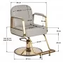 Barbershop chair Gabbiano Acri gold - beige