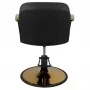 Gabbiano Gold Styling Armchair Bologna Black