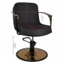 Gabbiano Gold Styling Armchair Bologna Black