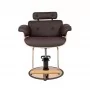 Barbershop chair Gabbiano Florence brown