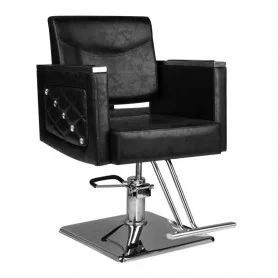 Fotel fryzjerski Hair System SM363 czarny