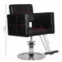 Hair System HS33 Hairdressing Chair Black