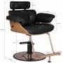 Barbershop chair Gabbiano Florence black