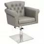 Barbershop chair Gabbiano Berlin gray