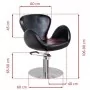 Barbershop chair Gabbiano Amsterdam black