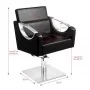 Hairdressing chair Gabbiano Talin black