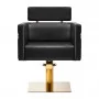 Barber chair Gabbiano Toledo gold black