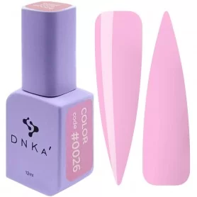 DNKa Gel Nail Lacquer 0026 (pehme roosa, email), 12 ml