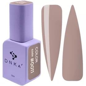 DNKa Gel Nail Lacquer 0011 (helepruun, email), 12 ml