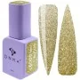 DNKa Gel Nail Polish 0097 (gold with glitter), 12 ml