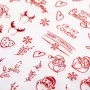 Stickers self-adhesive tape Christmas CB-147 red