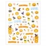 Thin self-adhesive Halloween stickers DD-764