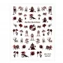 Thin self-adhesive Halloween stickers MS-C224