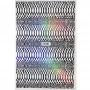 Self-adhesive stickers, iridescent snakeskin, black