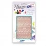 Self-adhesive stickers, iridescent snakeskin, rose gold.