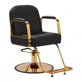 Frizieru krēsls Gabbiano Acri zelts - melns