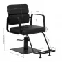 Gabbiano Porto melni-melns friziera krēsls