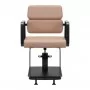 Hairdressing chair Gabbiano Porto black-beige