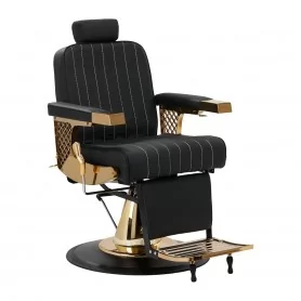 Barber chair Gabbiano Marcus, gold, black